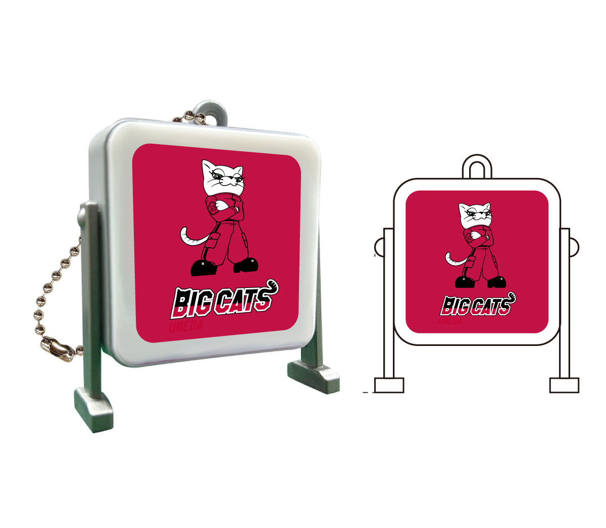 スナック看板風キーホルダー